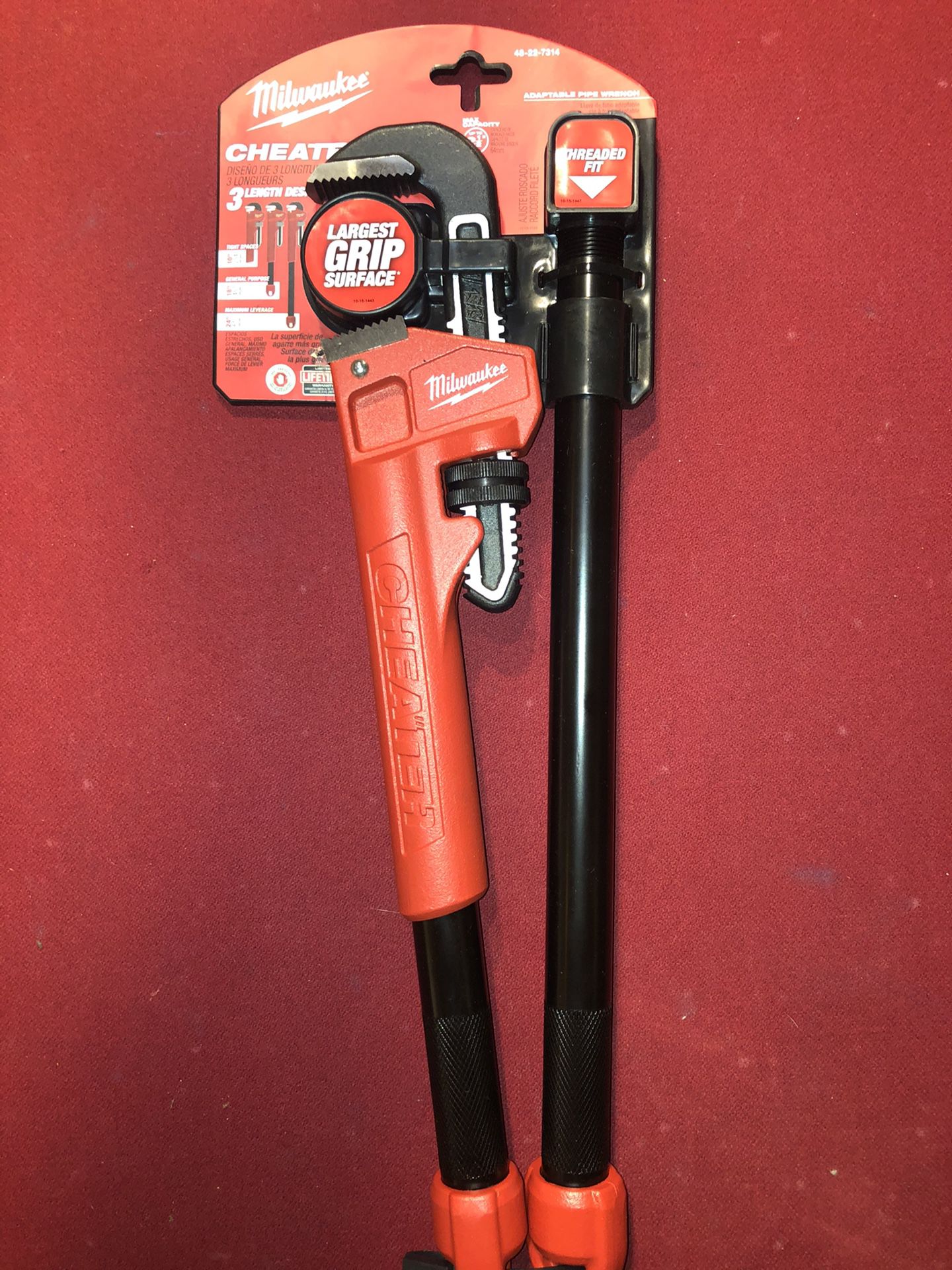 Cheater Adaptable Pipe Wrench