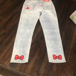 Hello Kitty Levis - Size 10 