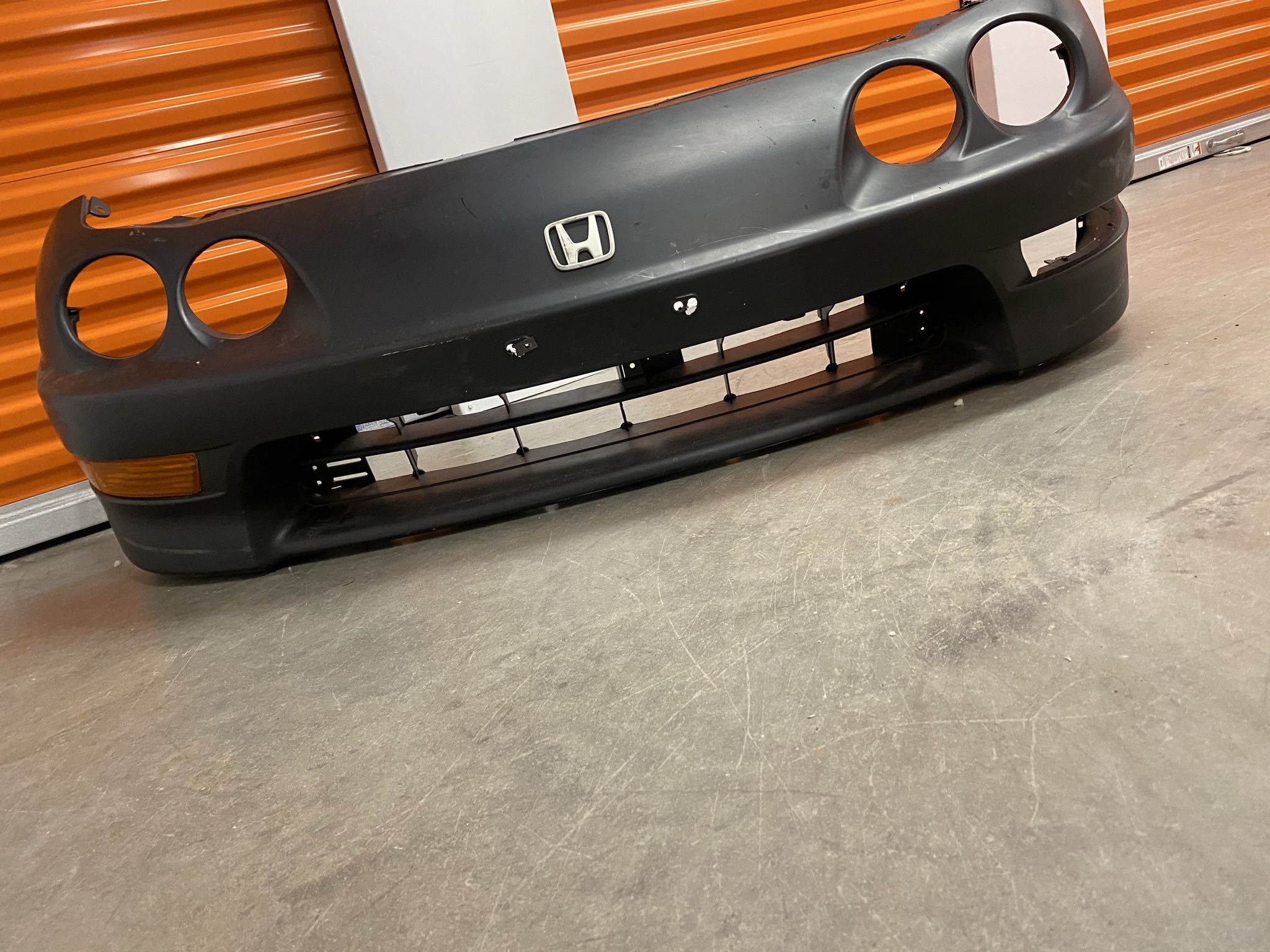 Matte Black Black 1999-2000 Front Bumper Conversion