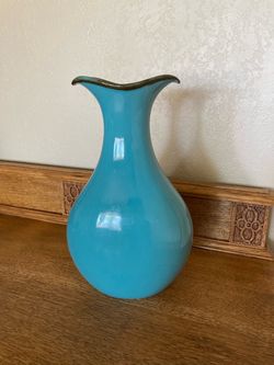 New - Turquoise Vase