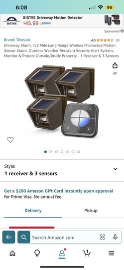 Driveway Alarm 1/2 Mile Long Motion Detector