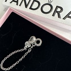 Safety Charm 925 Silver For Pandora Bracelet.