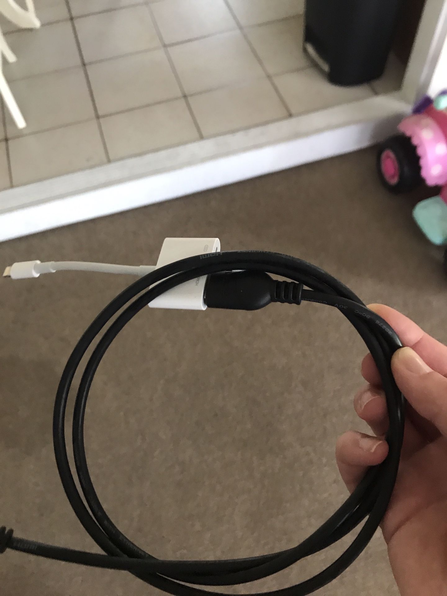 Apple TV digital adapter with hdmi cord