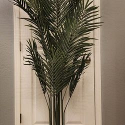 CROSOFMI Artificial Areca Palm Plant 6Feet Fake Tropical Palm Tree, Perfect Faux Dypsis Lutescens Plants In Pot For Indoor Outdoor House Home Office G