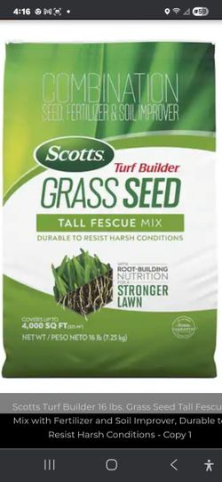 Scotts Turf  Builder Grass Seed