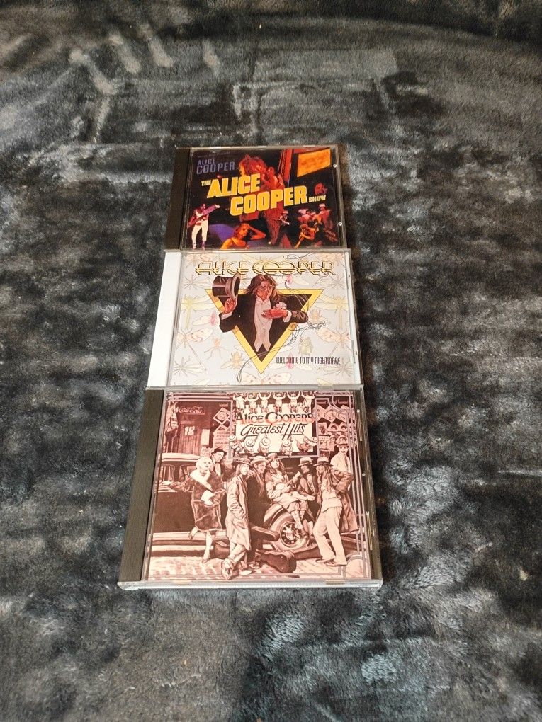Alice Cooper CD Lot
