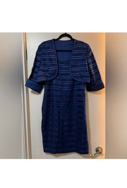 R&M Richards Blue Dress with Jacket