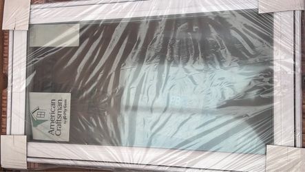 28 1/4 x 48 1/4 American craftsman window& screen