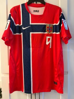 Erling Haaland Norway World Cup 2026 Jersey. Size Large