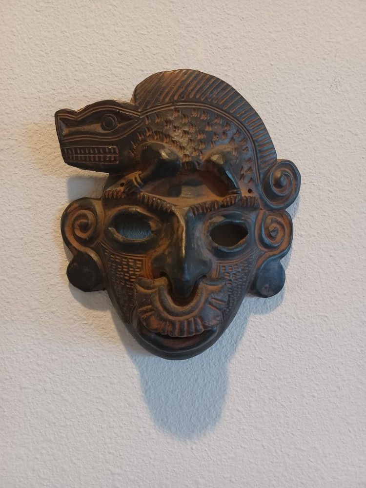 5 Colombian Native Indian Masks