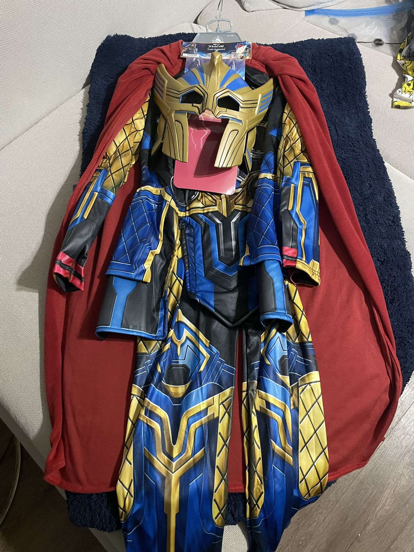 Thor Costume Cosplay Love & Thunder /Superhero /NEW/size 11-12/Disney