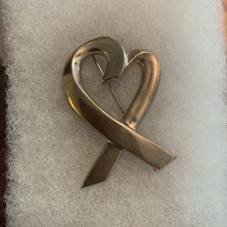 Mother’s Day Gift - Tiffany & Co Sterling Loving Heart Brooch