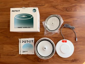 PETKIT EVERSWEET Wireless Pet Water Fountain – With Original Box & Filters