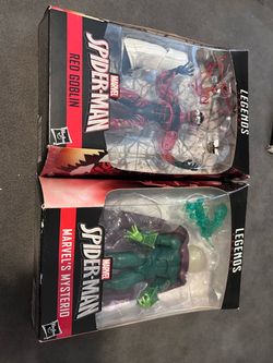 Marvel Legends Spider-Man Red Goblin & Mysterio Figures