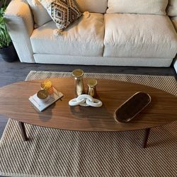 Coffee Table IKEA Real Walnut Wood 