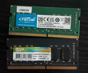 16GB (2 × 8GB) DDR4 SODIMM 3200MHz - perfect upgrade for laptop and mini pc -  $50