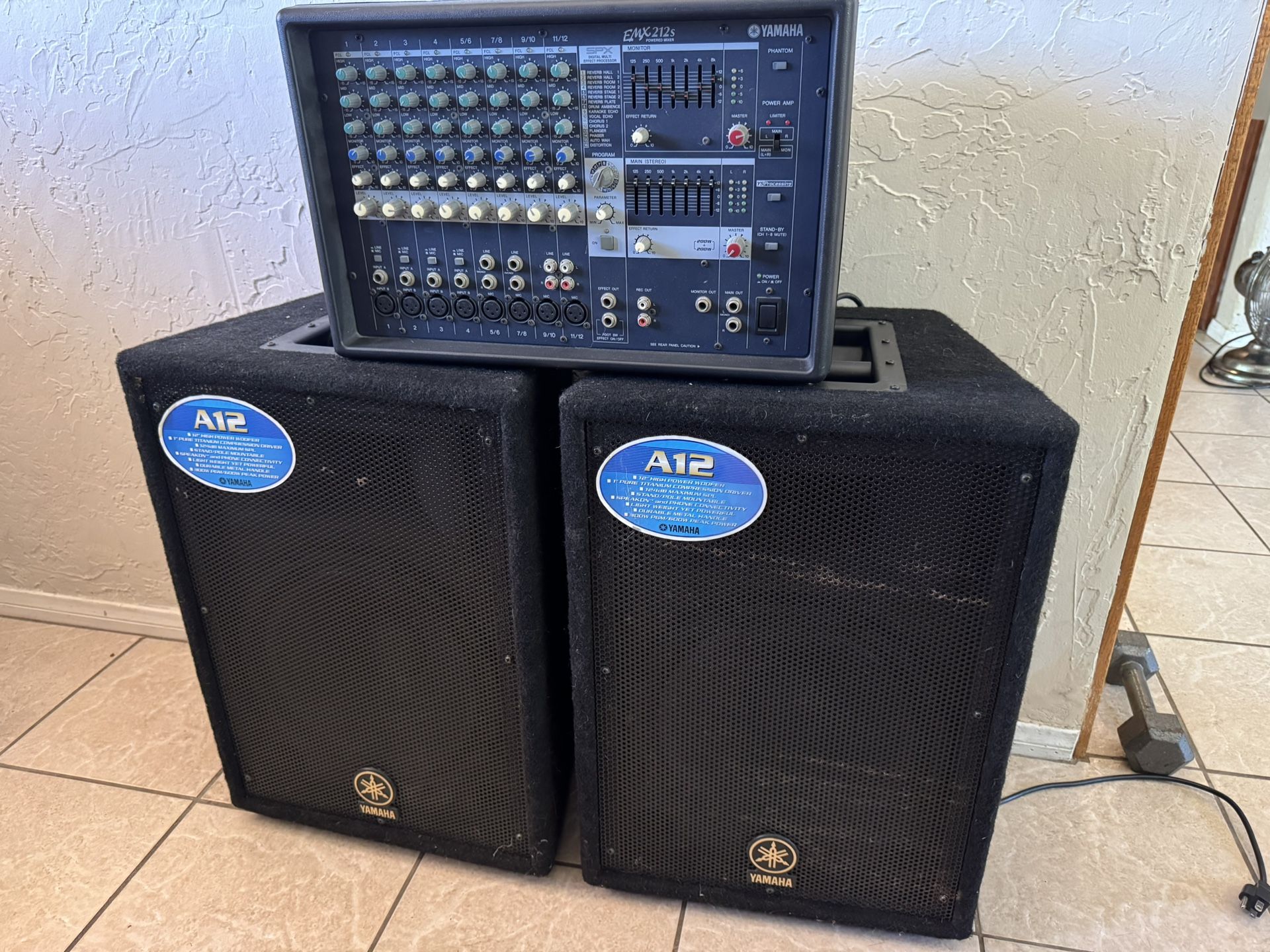 Yamaha PA Sound System For  Live or Studio