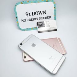 Apple iPhone 6S Unlocked For All Carriers - 90 DAY WARRANTY - $1 DOWN - NO CREDIT NEEDED 