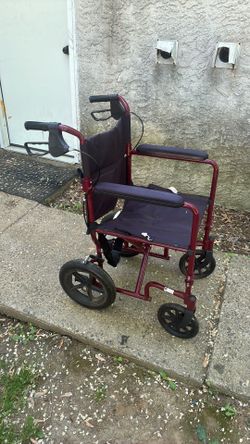 Like New Excel Aluminum Transport Chair