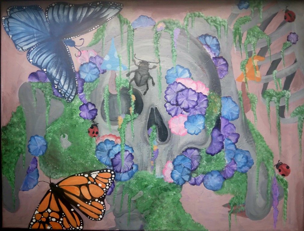 'Reclaimed' Acrylic Painting