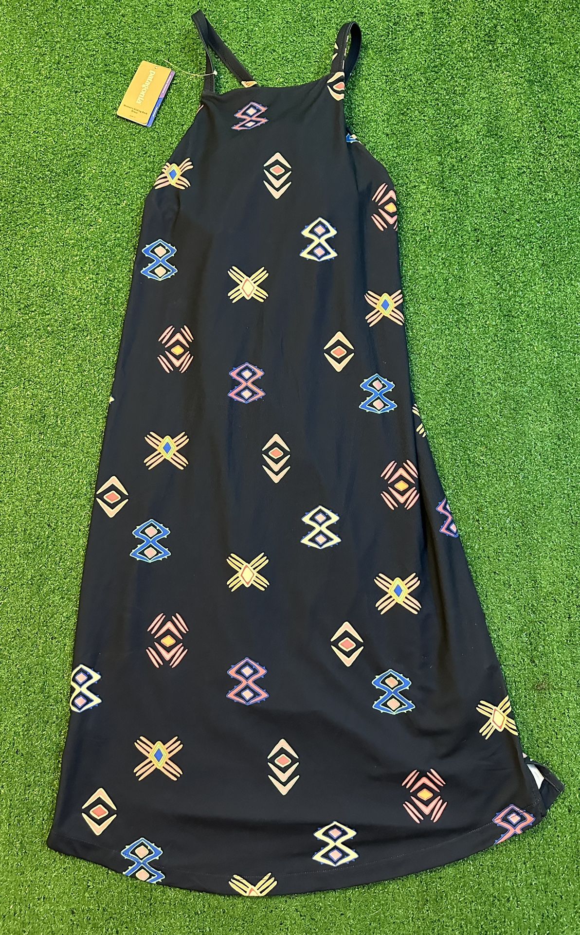 Women’s Patagonia Navy and multi-coloured sliding rock dress 