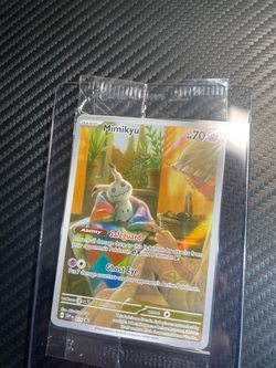 Pokémon Cards Mimkyu Paldean Fates Promo