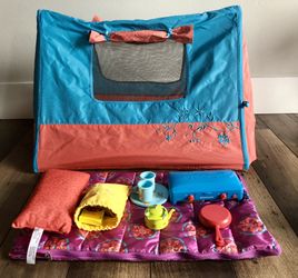 American Girl camping set