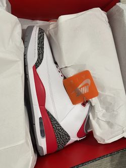 Nike Air Jordan 3 Retro Cardinal Red White Light Curry CT8532-126 Men's 12