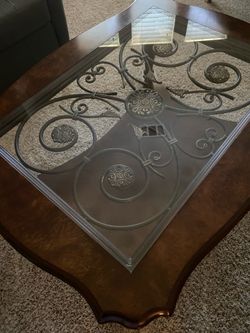 Mahogany Wood Coffee Table