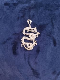 Silver Dragon Pendant