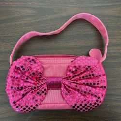 Girls, Accessories, Pink Purse With Sparkly Bow New