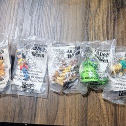Vintage Wendy's All Dogs Go To Heaven Toy Set Of 5