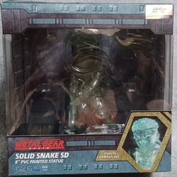 Metal Gear Solid Statue Figure Stealth Camouflage New Video Game 