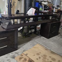 Bedroom set, headboard 2 night stands