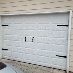 10x7 gagarage door with mortar, 