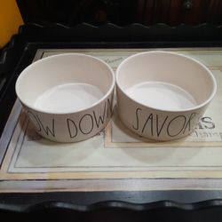 Rae Dunn Dog Bowls