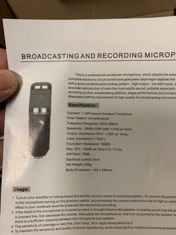 Studio condenser microphone