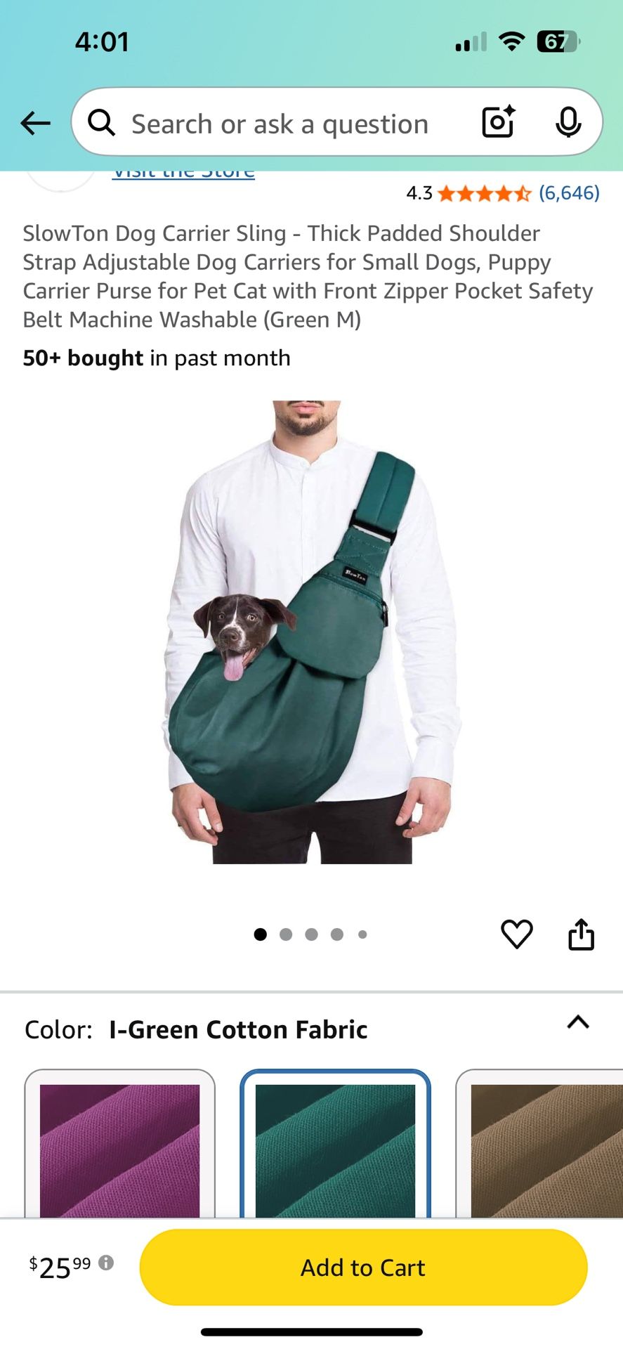 Pet Sling Or Carrier