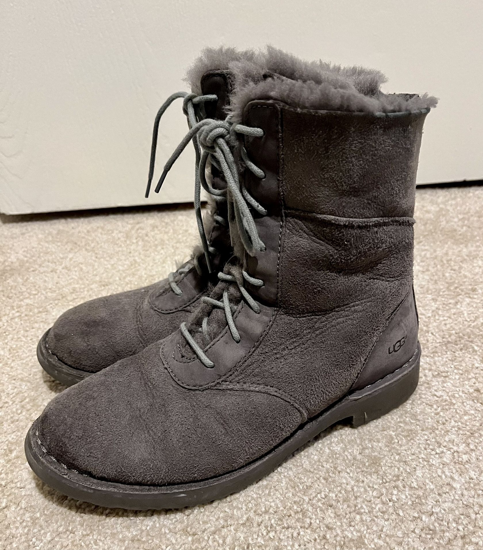 Ugg Sheepskin Shearling Boots, Size 7