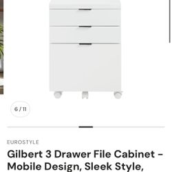 File Cabinet, 3 Drawers