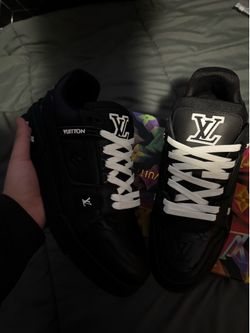 Black lv shoes