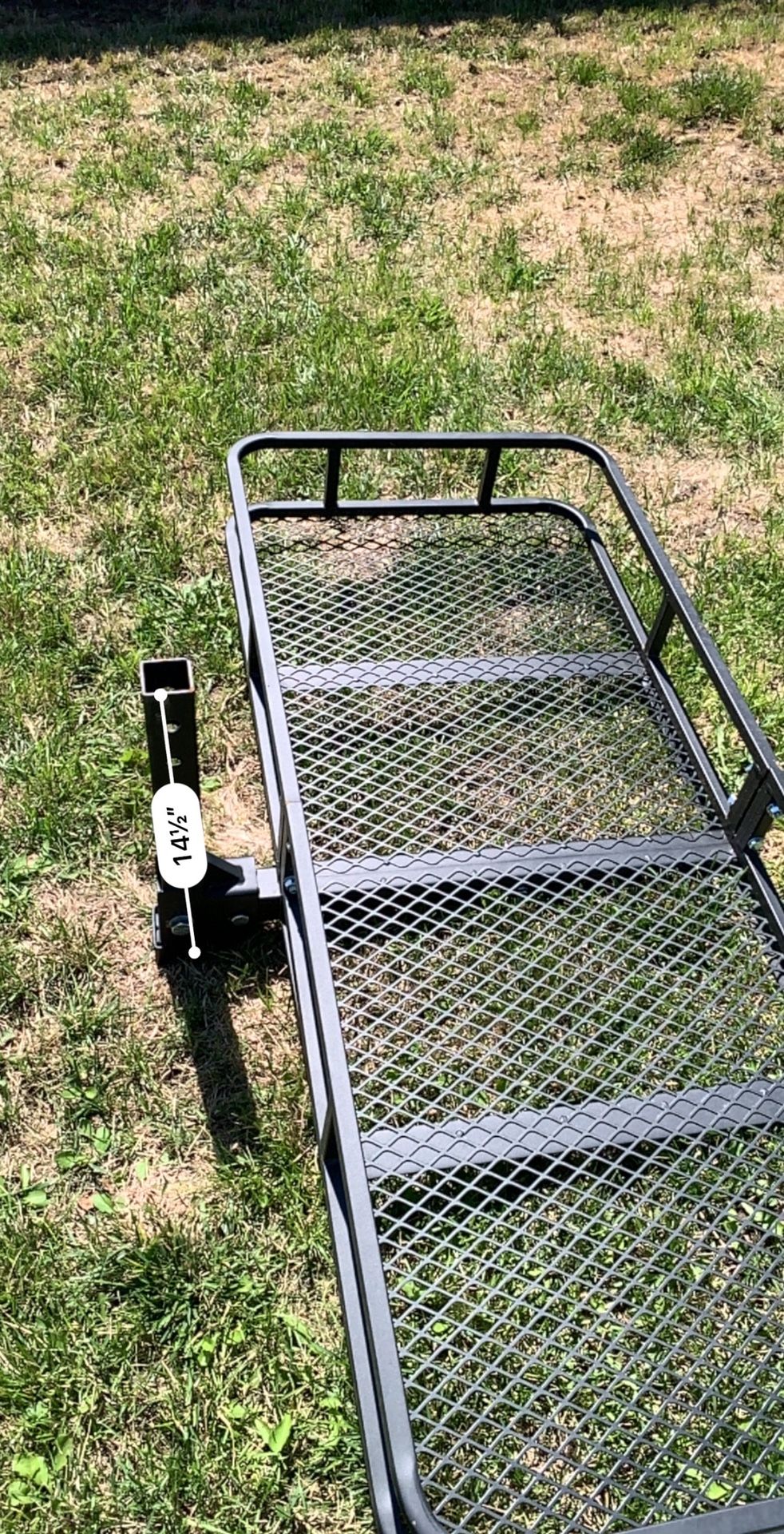 Trailer Hitch Basket (folds up)