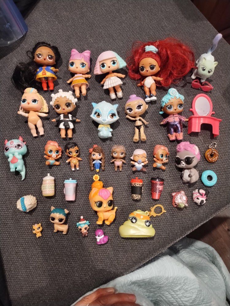 Small Toy Lot LoL Dolls Disney And Magic Mixies