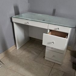 White Vanity Sold As Is