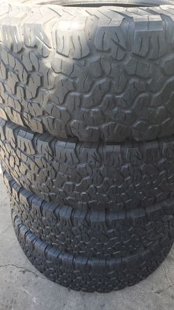 Four very strong BFGOODRICH tires for sale. LT 275/70/18