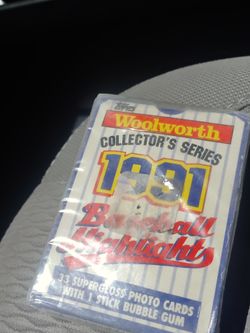 1991 TOPPS Woolworth collector series single pack