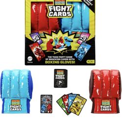 New! Mattel Games Rock ‘Em Sock ‘Em Robots Fight Cards Card Game