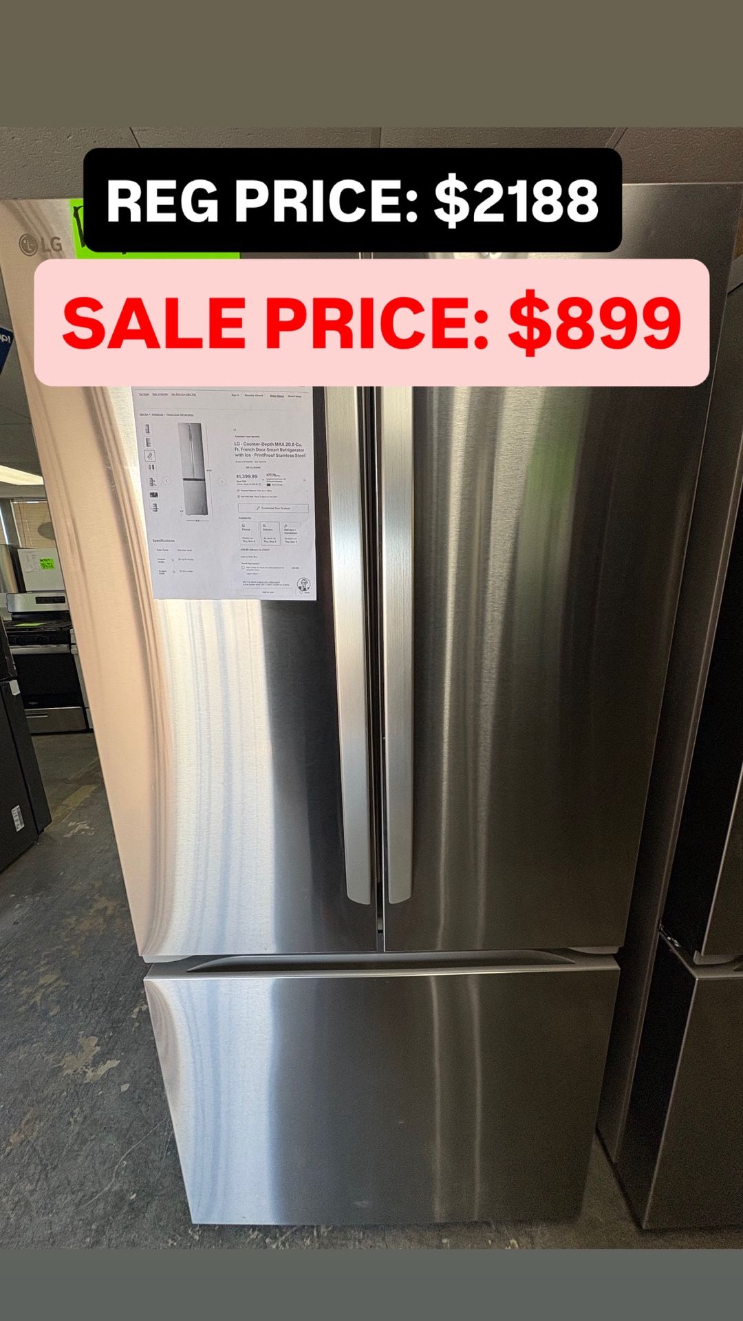 Lg Apt Size Refrigerator 
