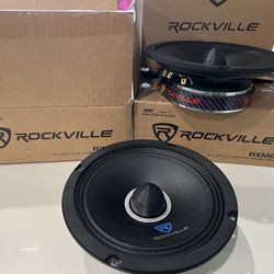 Rockville RXM64 6.5" 150 Watt 4 Ohm Mid-Bass Driver Car Audio Speaker