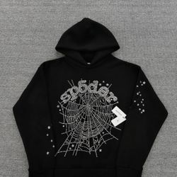 Rhinestone Spider Hoodie 